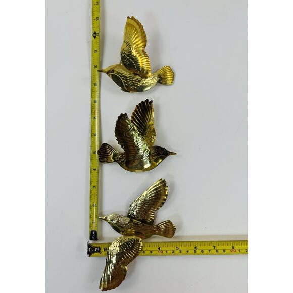 Luxe Gold Bird Wall Decor Set - Picture 9 of 13